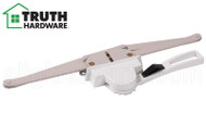 Awning Window Operator (Truth Hardware 'Lever' 10.14) (13 1/8" Single Pull) (1/2" space for Housing) (White) (Opposite Hand)