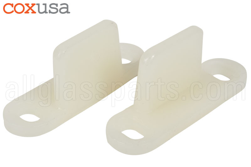 Closet Door Guides White All Glass Parts
