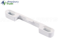 Cam Lock Keeper (Face Mount) (Truth Hardware) (White) (2-3/4'' Length)