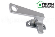 Cam Handle (Offset Base) (Pole Operated) (Truth Hardware 25.70) (Silver) (Left)