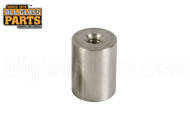 Standoff Bases (1-1/4" Diameter) (Brushed Stainless) (Height 2")