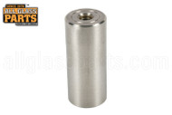Standoff Bases (1-1/4" Diameter) (Brushed Stainless) (Height 3")