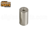 Standoff Bases (3/4" Diameter) (Brushed Stainless) (Height 1-1/2")