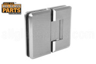 Heavy Duty Glass to Glass Hinge (Majestic Series, Beveled) (Chrome) (Self-centering Adjustable)
