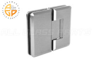 Heavy Duty Glass to Glass Hinge (Majestic Series, Beveled) (Chrome)