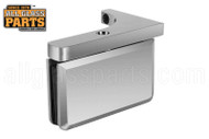 Glass to Wall Pivot Hinge (Beveled) (Chrome)