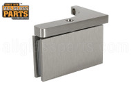 Glass to Wall Pivot Hinge (Square Edge) (Brushed Nickel) (Self-centering Adjustable)
