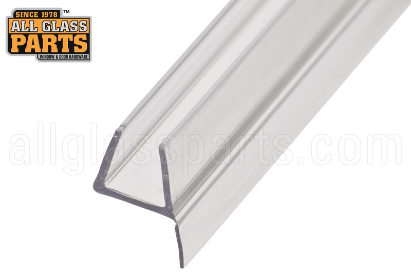 Frameless Shower Door Sweep Heavy Duty Plastic With 45 Degree Wipe Glass Thickness 1 2 12mm