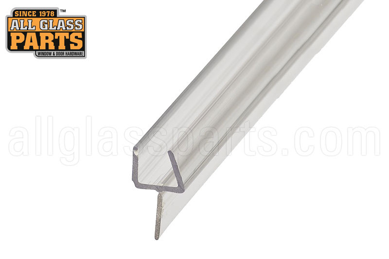 Frameless Shower Door Sweep U Channel Flex. Leg 1/2''
