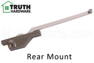 Single Arm Casement Window Operator (Truth Hardware 'Roto Gear' 23.00) (9-1/2" Arm, Rear Mount) (Left) (Clay)