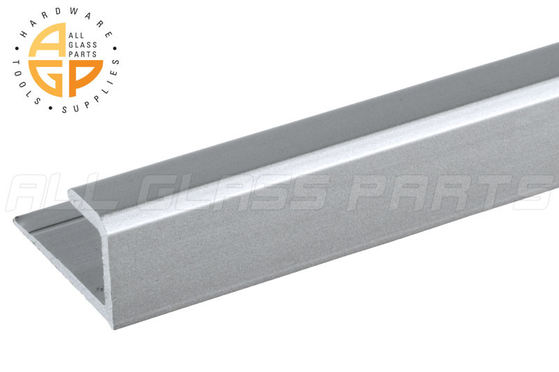 JBar Bottom Mirror Mounting Channel Brushed Nickel