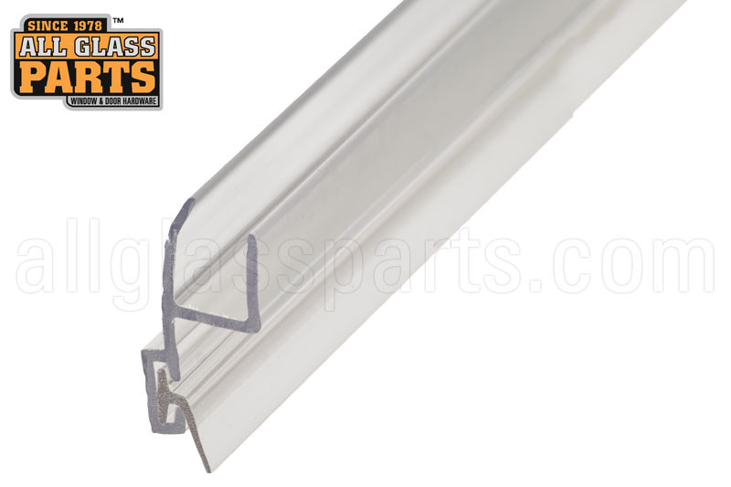 Frameless Shower Door Seal H Strike With Vinyl Insert