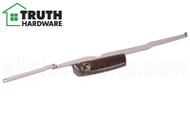 Dual Arm Casement Window Operator (Truth Hardware 'Maxim' 50.00) (Brown) (Right)
