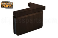 Glass to Wall Pivot Hinge (Beveled) (Oil-rubbed Bronze)