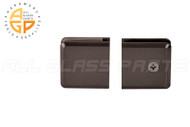 Glass to Wall Clip (Beveled Edge) (Oil-rubbed Bronze)