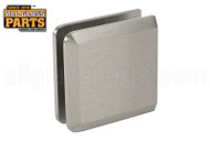 Glass to Wall Operable Transom Clip (Beveled Edge) (Brushed Nickel)
