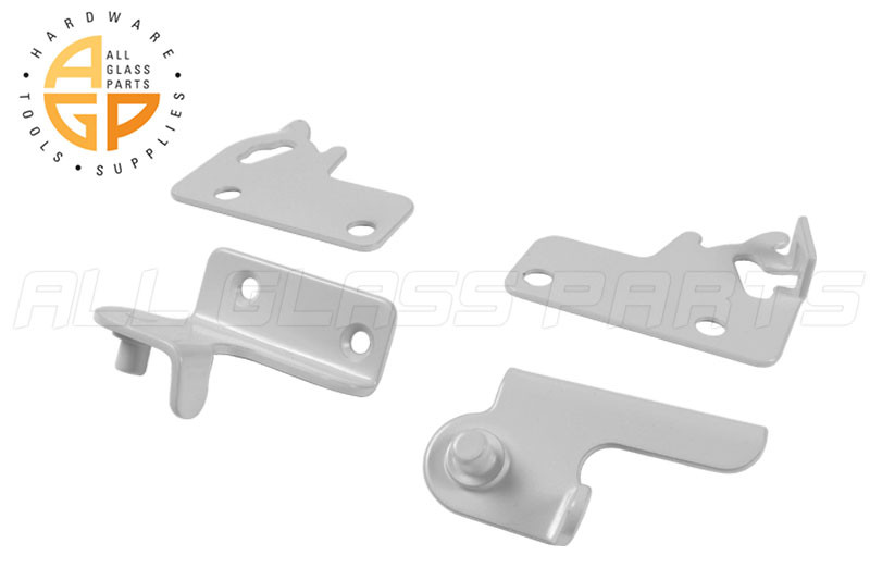 Basement Window Hinge Set Side Mount All Glass Parts