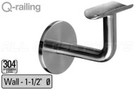 Bracket For Round Profile Handrail (Round Profile, Non-adjustable, Wall Mount)