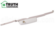 Dual Arm Casement Window Operator (Truth Hardware 'Maxim Short Arm' 50.04) (White) (Right)
