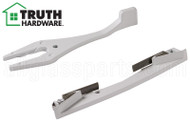 Handle & Escutcheon for Multi-point Lock (Truth Hardware 'Mirage' 41149, 41153) (White)