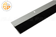 Commercial Door Sweep (w Plastic Bristles) (Anodized Aluminum, 48")