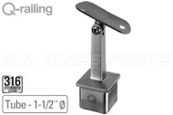 Square Line Adjustable Top Post Bracket To 1.5'' - 38mm Tube Material (Outdoor)