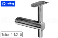 Bracket For Round Profile Handrail (Round Profile, Height Adjustable, Tube Mount) (2'' Diameter - 1-/12'' Diameter)