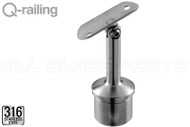 Round Profile Baluster Bracket for Round Handrail Tubing (Adjustable Saddle Angle) (Outdoor Stainless Steel)
