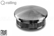 Round Profile Handrail Cap (EASY HIT, Arched) (1-1/2" Diameter) (Outdoor Stainless Steel)