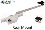 Single Arm Casement Window Operator w Shoe (Truth Hardware 'Pivot Shoe' 23.04) (Rear Mount) (9-1/2" Arm) (Left Hand)