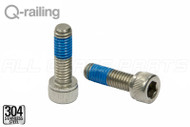 Stainless, 1/2" Flat Barrel Head Machine Screw (Q-railing)