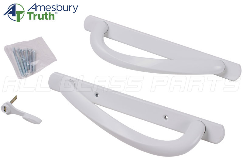 Patio Door Handle Set Truth Hardware Signature White