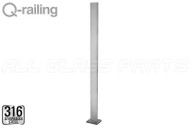 Easy Glass Hybrid Baluster Post (48.82'' (1240mm) Height)