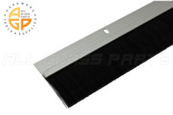Commercial Door Sweep (w Plastic Bristles 1-1/2'') (Anodized Aluminum) (36'' length)