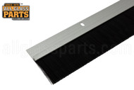 Commercial Door Sweep (w Plastic Bristles 1-1/2'') (Anodized Aluminum) (84'' length)