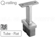 Square Line Top Post Bracket 2.36'' X 1.18'' (60mm X 30mm) To Flat (Outdoor)