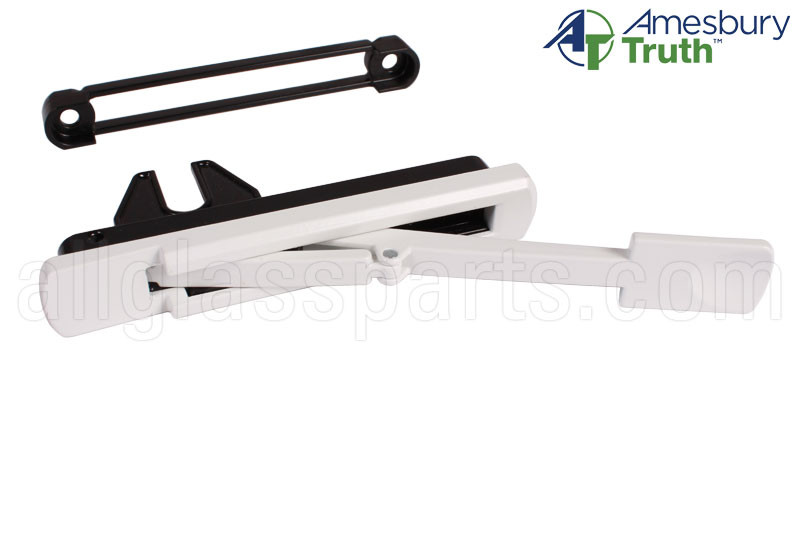 Maxim Lock Low Profile White All Glass Parts