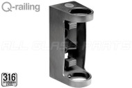 Fascia Mounted Baluster Bracket for 1.9" (48.3mm) Tubing (Outdoor)