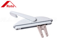 Roto Multi-Point  Lock Handle (1-1/2" Long Fork) (White)