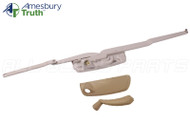 Dual Arm Casement Window Operator with Handle (Replaces 'Maxim' 50.00) (Right) (Coppertone)