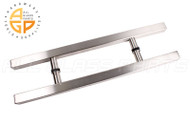 H-style Squared 'Ladder' Handle (24") (Brushed Stainless)