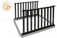 Lo-Rider Folding Glass Rack