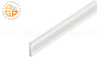 Partition Strip for 1/2" (12mm) Tempered Glass (180 Degree Partition)