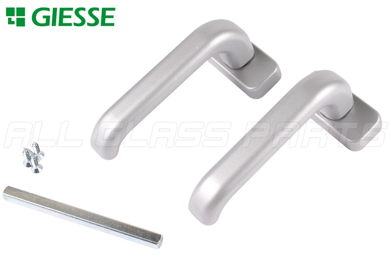 Giesse Master Plus Handle Silver All Glass Parts