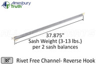 Window Sash Balances (Spring) (Reverse Hook) (lbs 3-13) (Length 38")