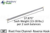Window Sash Balances (Spring) (Reverse Hook) (lbs 13-18) (Length 38")
