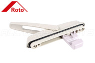 Roto Single-Point Lock Handle (1-1/4" Hook) (Almond)