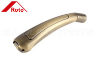 Folding Crank Handle (5/16" Spline) (Roto Hardware) (Antique Brass)