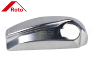 Metal Operator Cover (Roto) (Left) (Brushed Chrome)