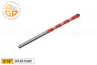 3/16" Spear Point Glass and Tile bit (AGP)